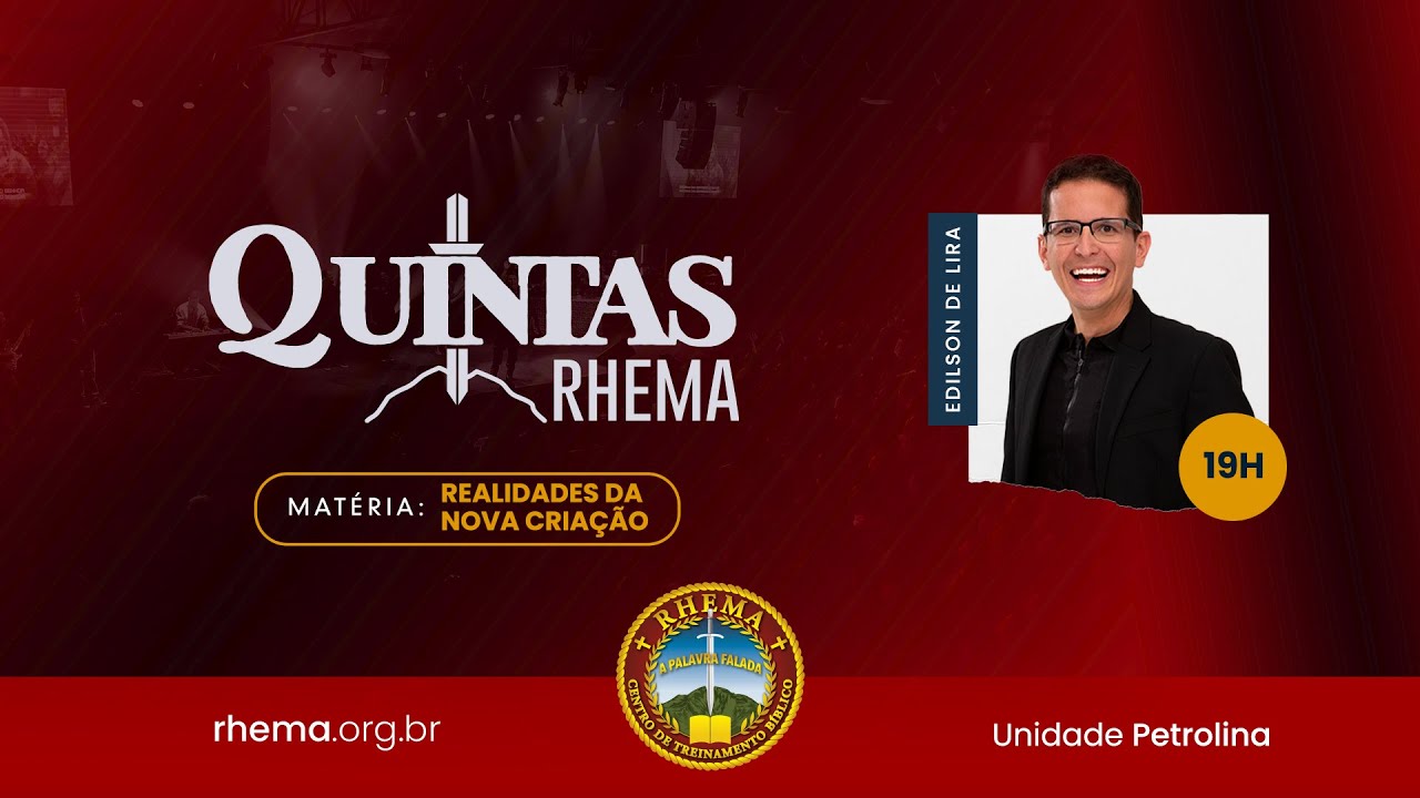 REALIDADES DA NOVA CRIAÇÃO | EDILSON DE LIRA | 19H | 01/02/24 | CULTO AO VIVO | VERBO PETROLINA