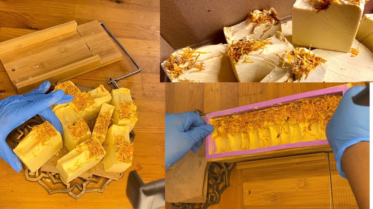 Comment fabriquer du savon au curcuma et gingembre de A/Z, How to make a Turmeric Ginger Soap.