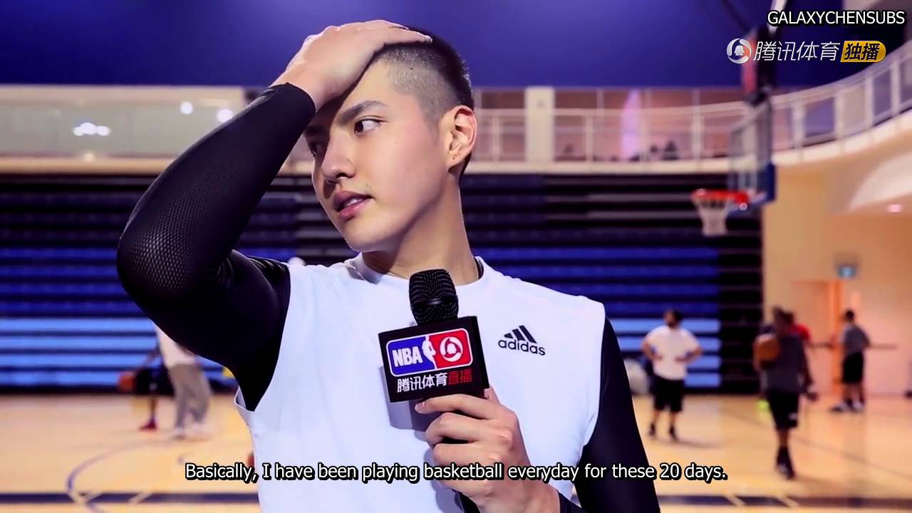 [ENG SUB] 160211 Sina interviews Wu Yifan before NBA All Star Celebrity Game