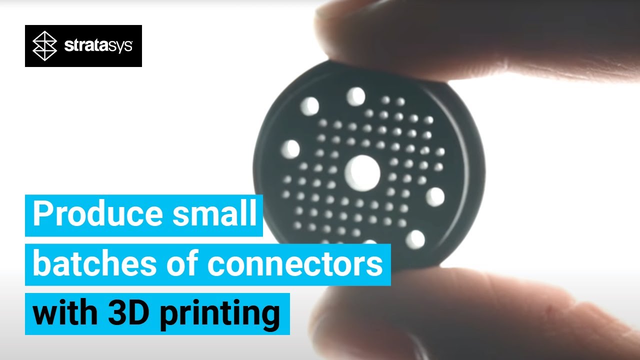Produce small batches of connectors with 3D printing