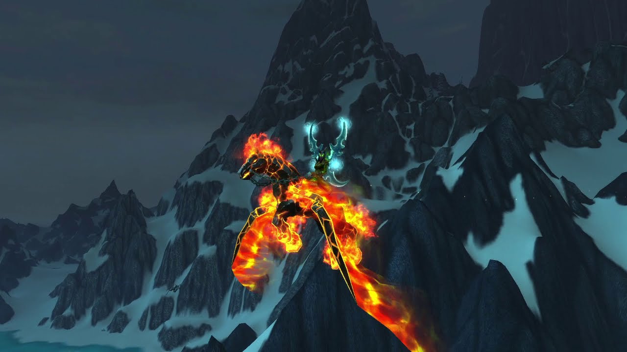 WoW Mount Glutm&auml;hnenschlachtross / Cindermane Charger