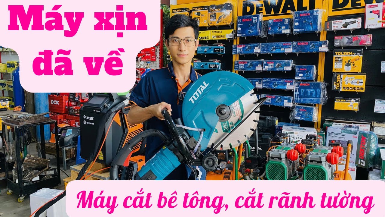 Máy cắt tường total , Máy cắt bê tông 355mm 2800W Total TPC9203556 | Điện máy evi