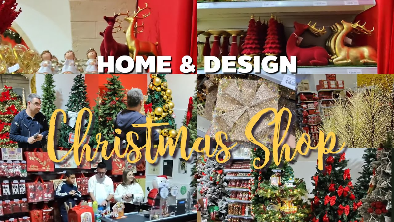 🎄Vieni con noi nell’Incredibile Home & Design Christmas Shop! ✨🎅