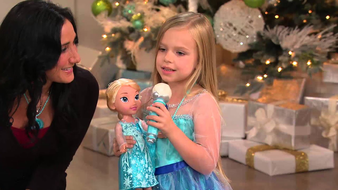 Disney's Frozen Sing With Me Elsa w/ Light-up Dress & Necklace with Stacey Stauffer