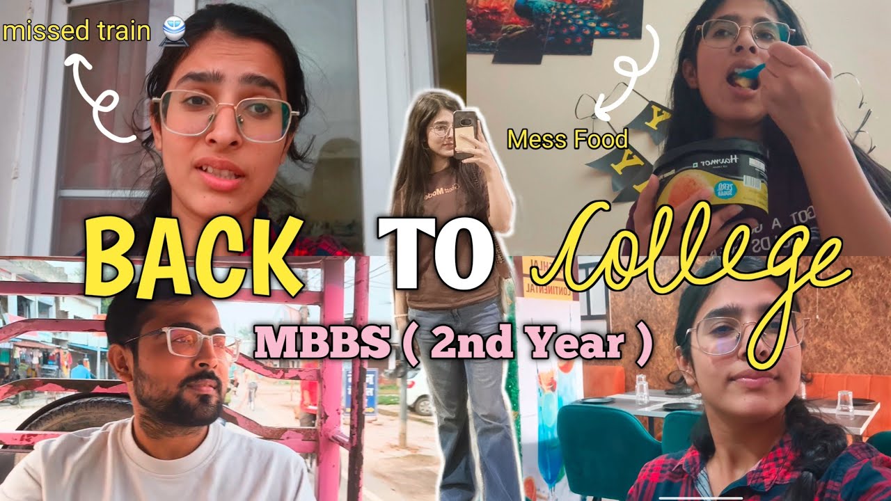 Missed My train || *CHAOTIC DAY* in the life of *2nd year MBBS Student* | ASMC Gonda | YASHVI DAYANI