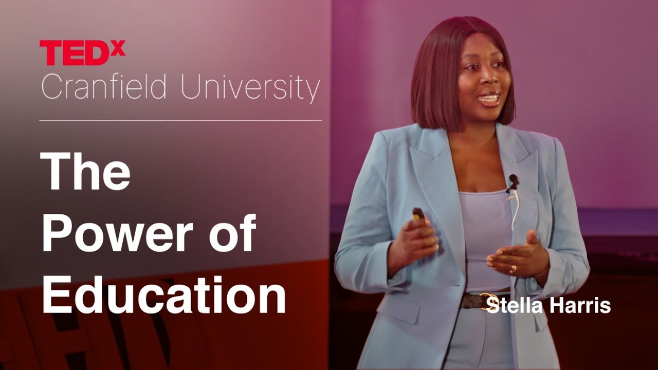 How to close the education gap for underprivileged women | Stella Harris | TEDxCranfield University