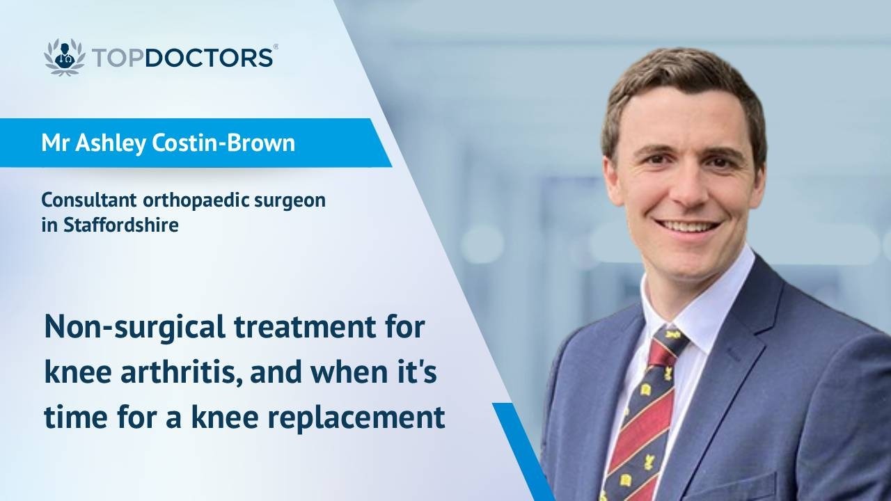 Non-surgical treatment for knee arthritis, and when it's time for replacement - Online interview