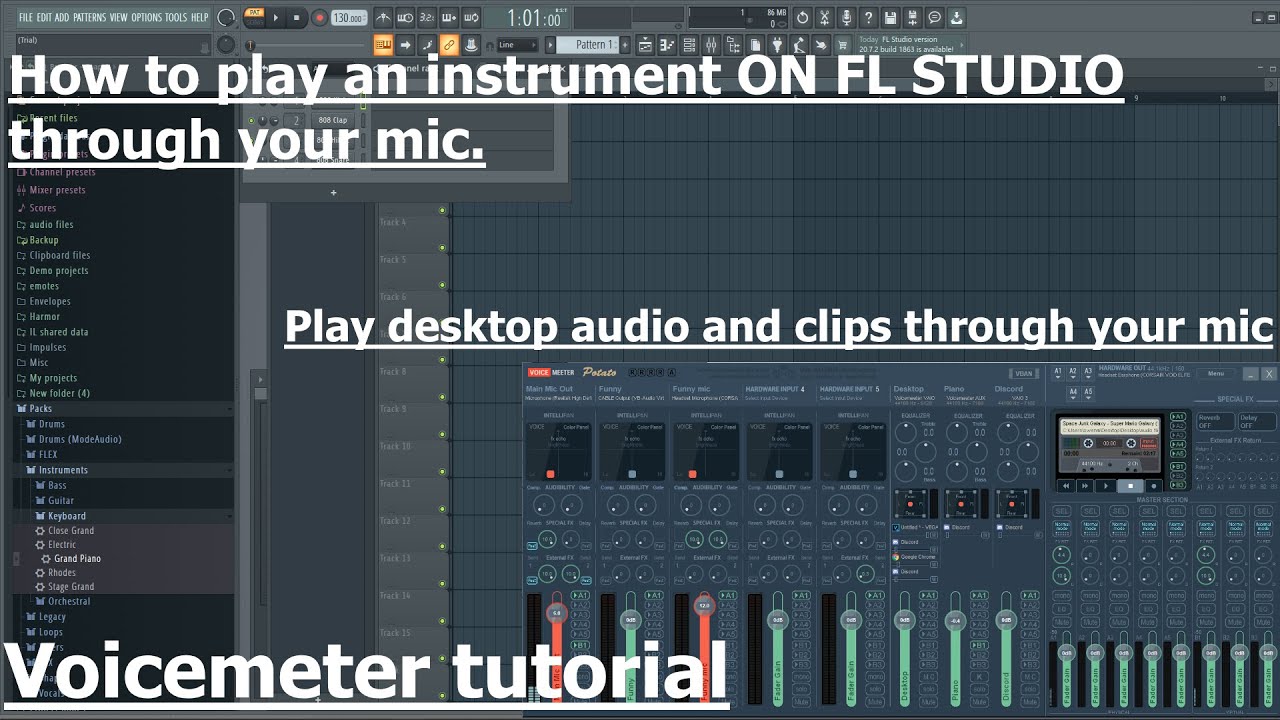 How to play an instrument through your mic on discord. (updated)