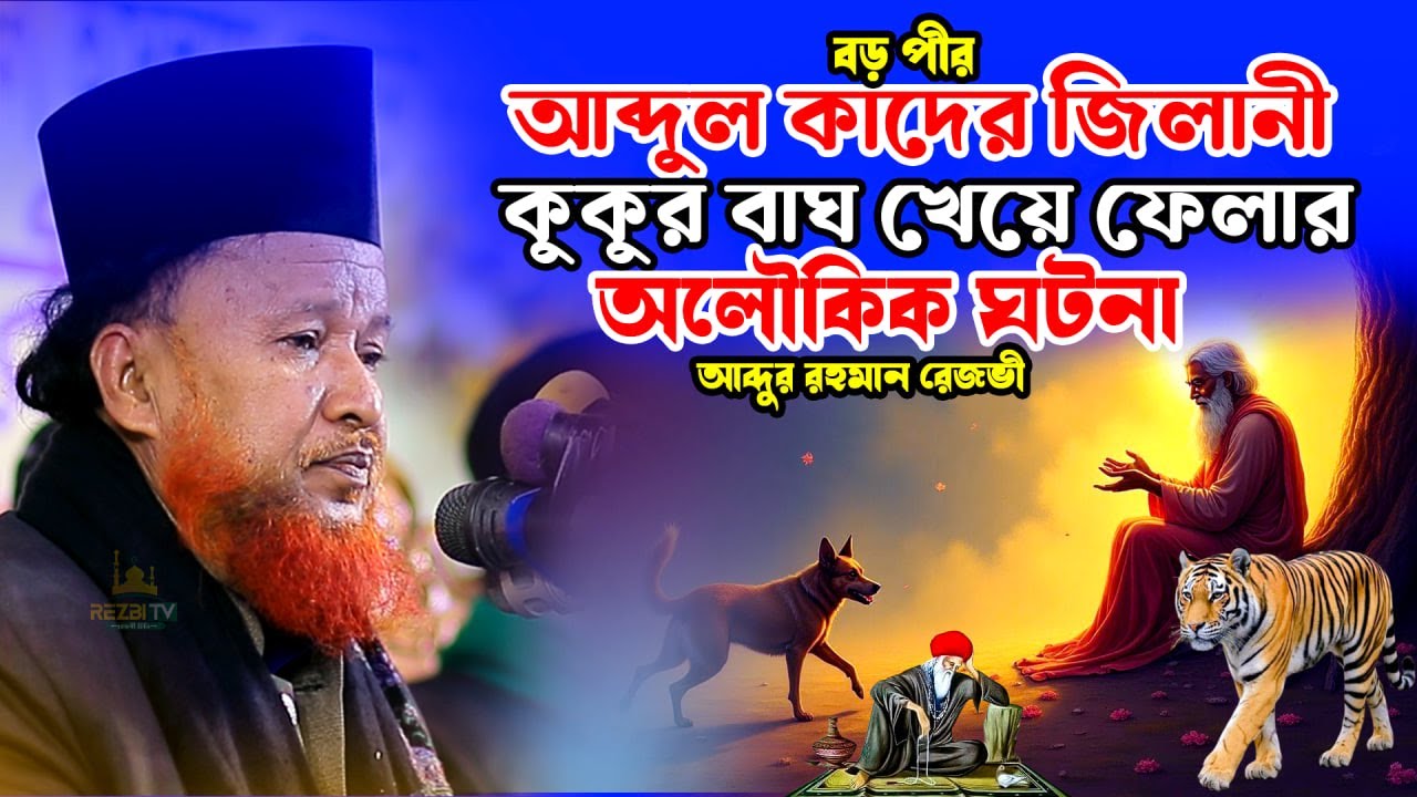 আব্দুল কাদের জিলানী (রহঃ) কারামত || abdul rahman Rizvi || আব্দুর রহমান রেজভী ওয়াজ