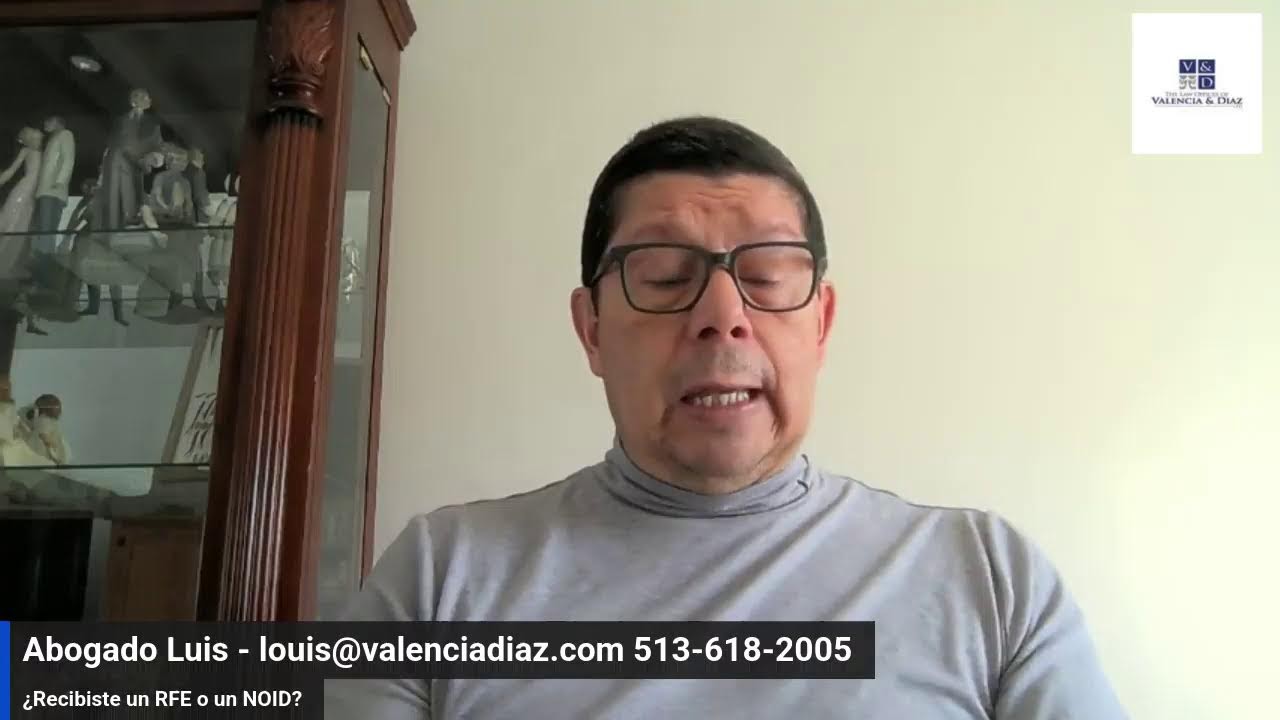 ¿Recibiste un RFE o un NOID?