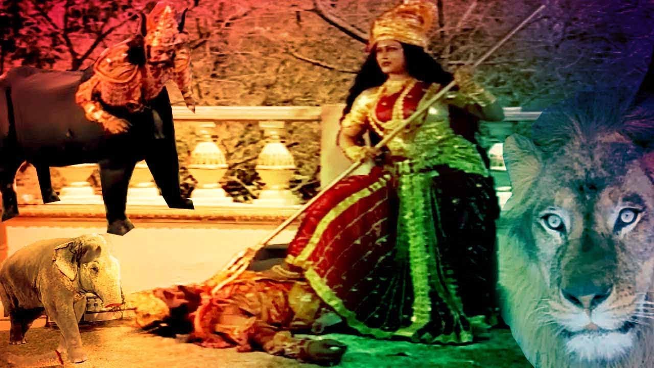 Maa Sherawali Killed Demon Mahisasur || English Subtitle BR Chopra Hindi TV Serial ||