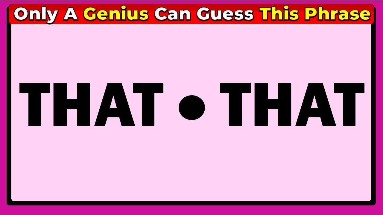 Decode These 20 Hard Rebus Puzzles That Will Boost Your Brain Power only a GENIUS Can Answer Part 17