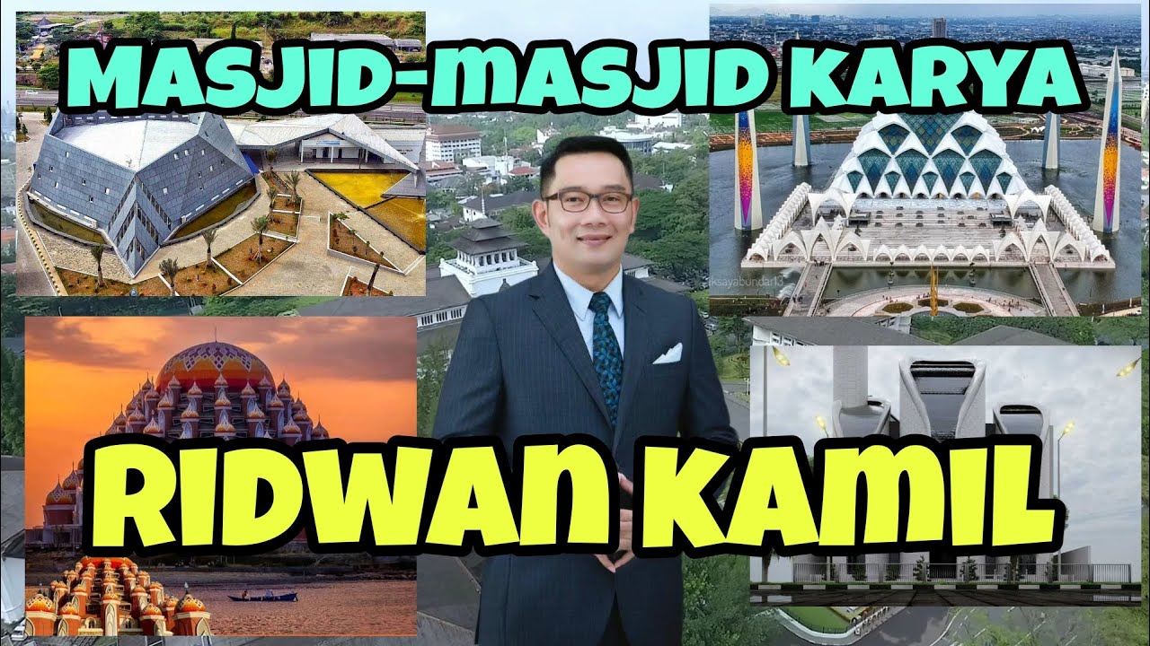 MasyaAllah,,,inilah Masjid-masjid karya Ridwan Kamil