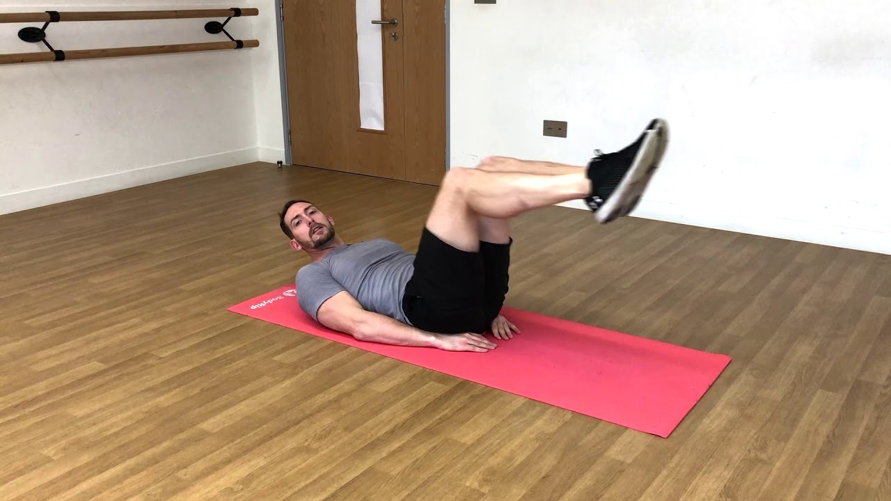 Lying Knee Raise