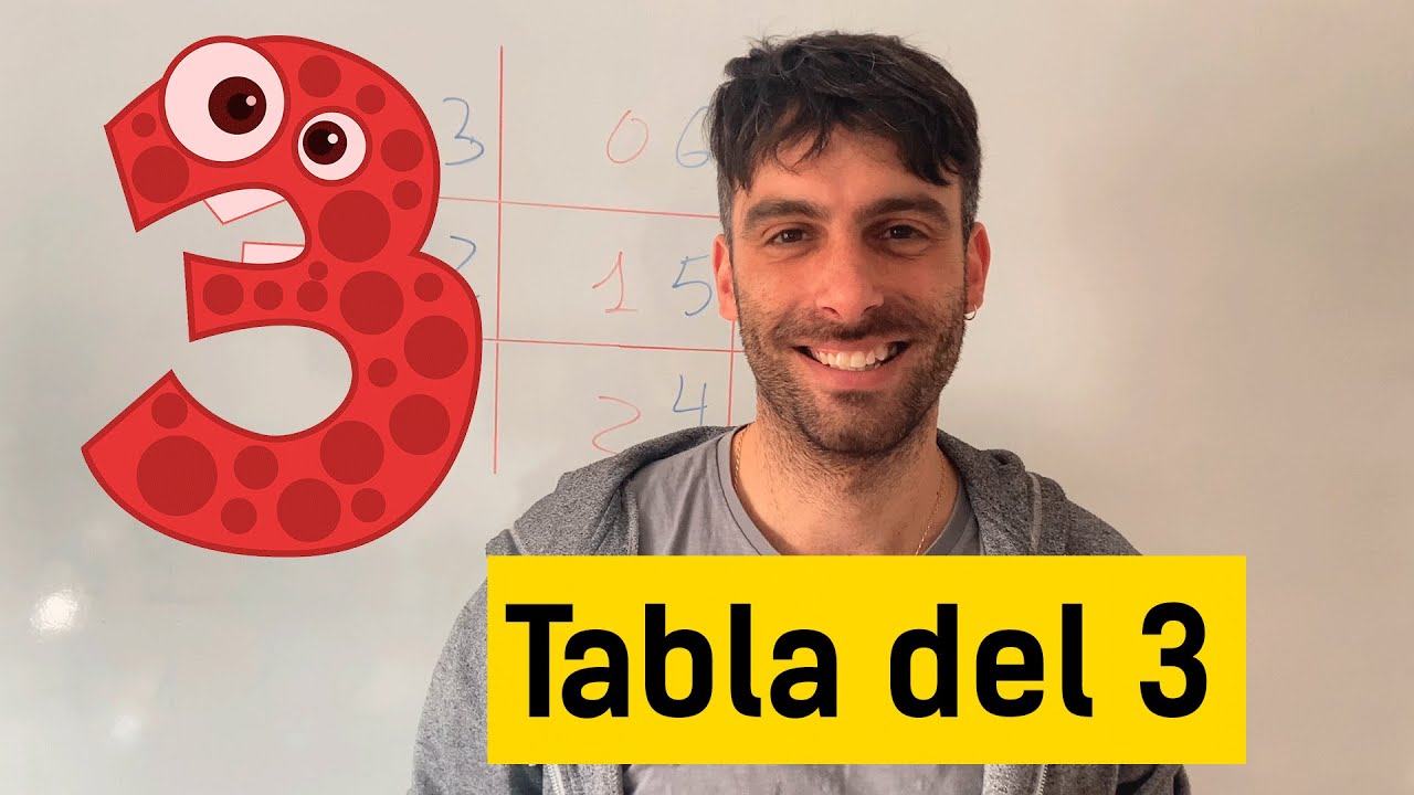 Tabla del 3 🚀 Truco para aprendértela en 3 segundos 🚀