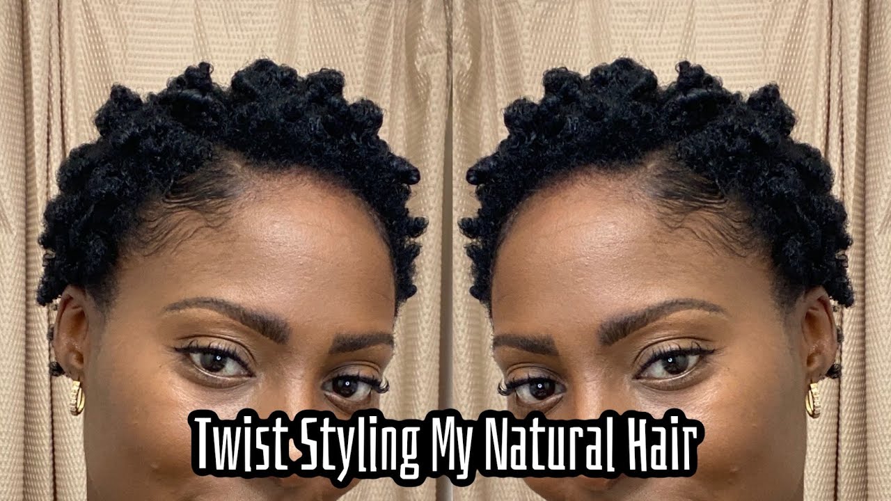 Twist Styling My Natural Hair | 7 Months Post Big Chop #blackhair