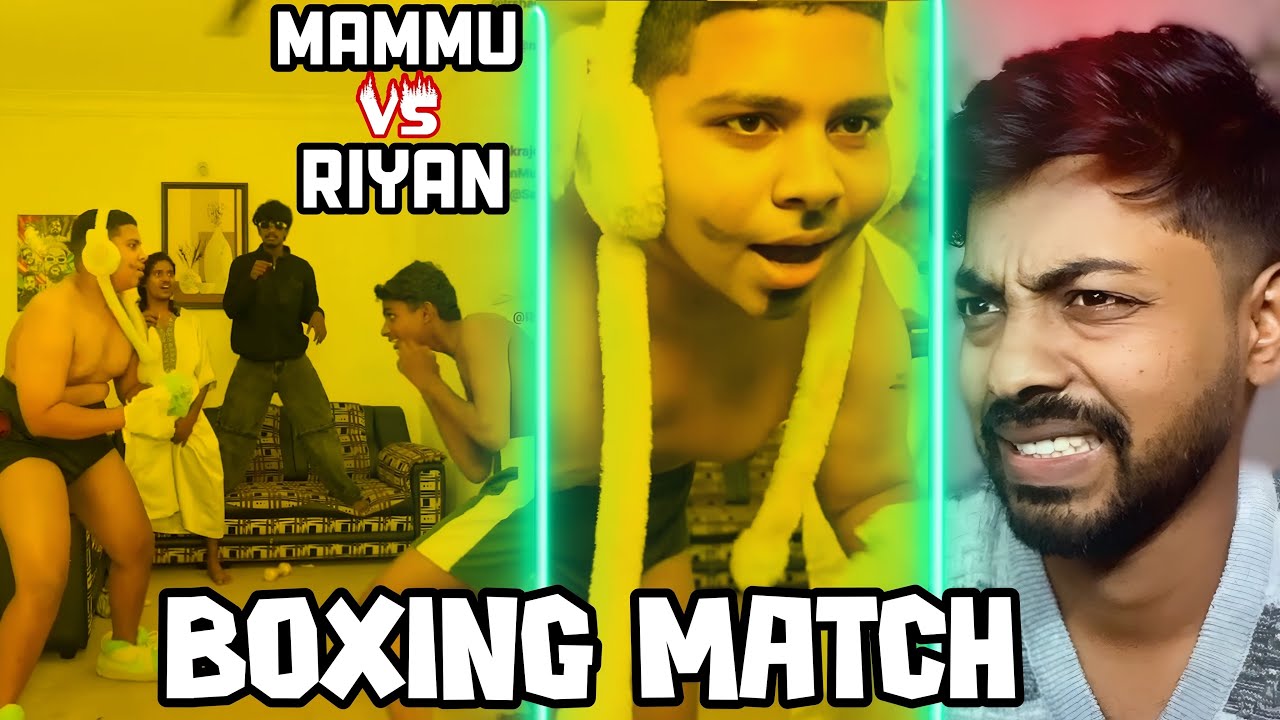 Mrz Mammu Vs Riyan Boxing Match📈...! Reacting to reaction ! itzmevijin