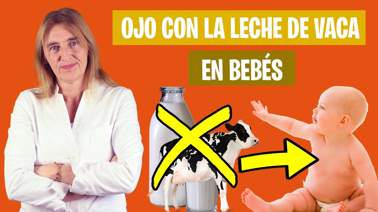 CUIDADO con estos RIESGOS de la LECHE de VACA | No des leche de vaca a tu bebé | Nutrición infantil
