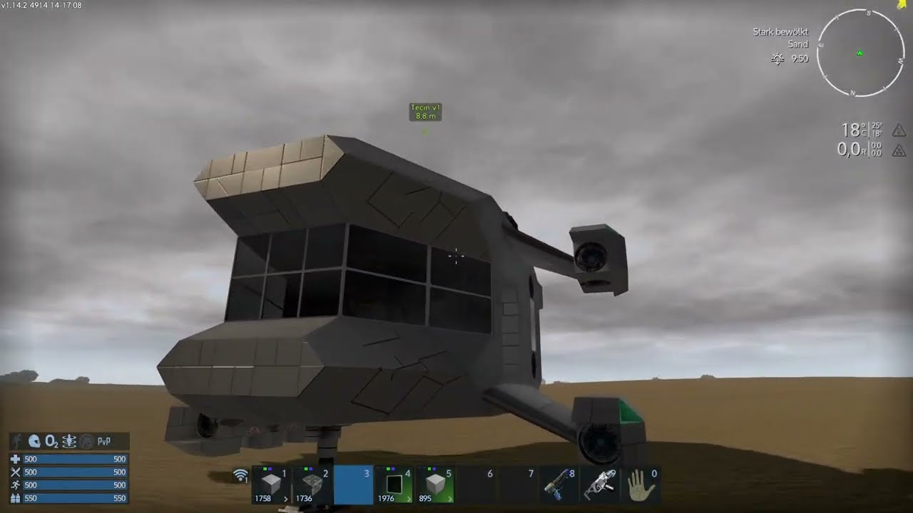 Empyrion Galactic Survival S1 F50 (Das Ende der POI) + Starter Raumschiff für Beginner