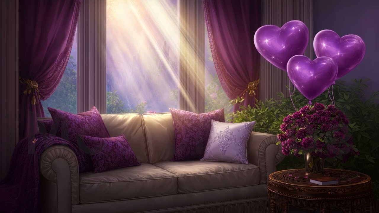 Romantic Valentine Lounge | Cozy Love Story Evening Ambience | Warm Lights & Soft Romance