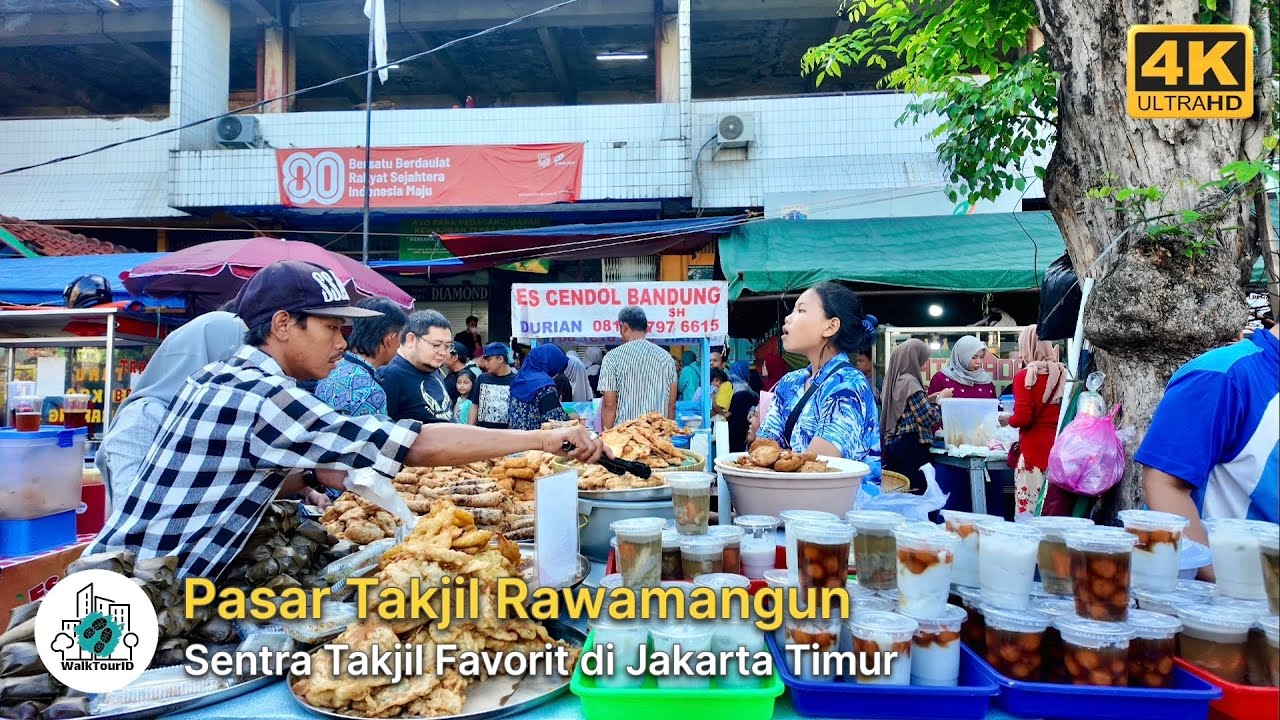 Berburu Takjil di Pasar Rawamangun Terfavorit Se-Jaktim