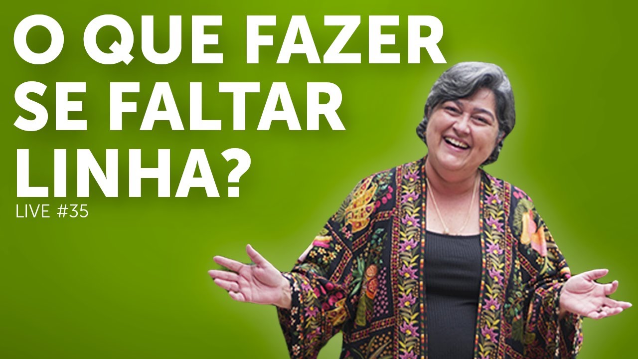 O que Fazer Se Faltar Linha no Macramê (Como Emendar a Linha) | Live #35