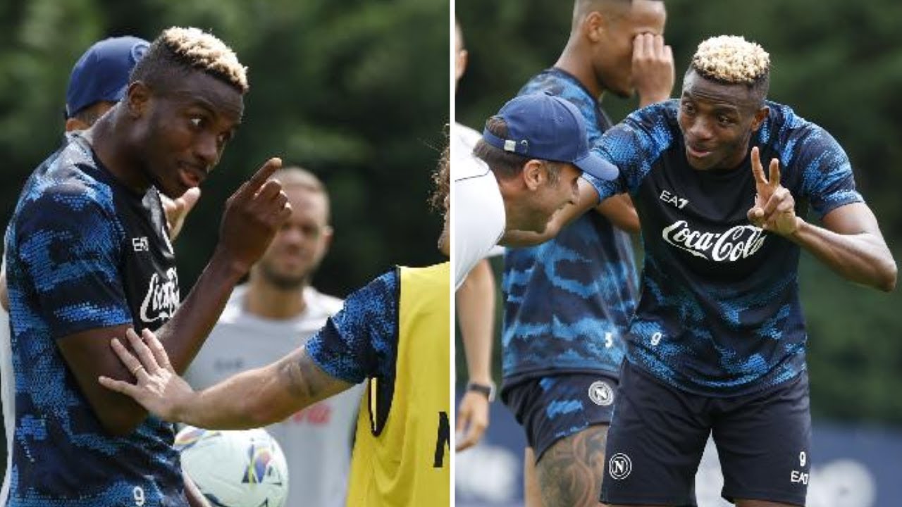 OSIMHEN SCATENATO 🤯 Urla e sbraita, guardate cosa fa in ritiro a Dimaro!