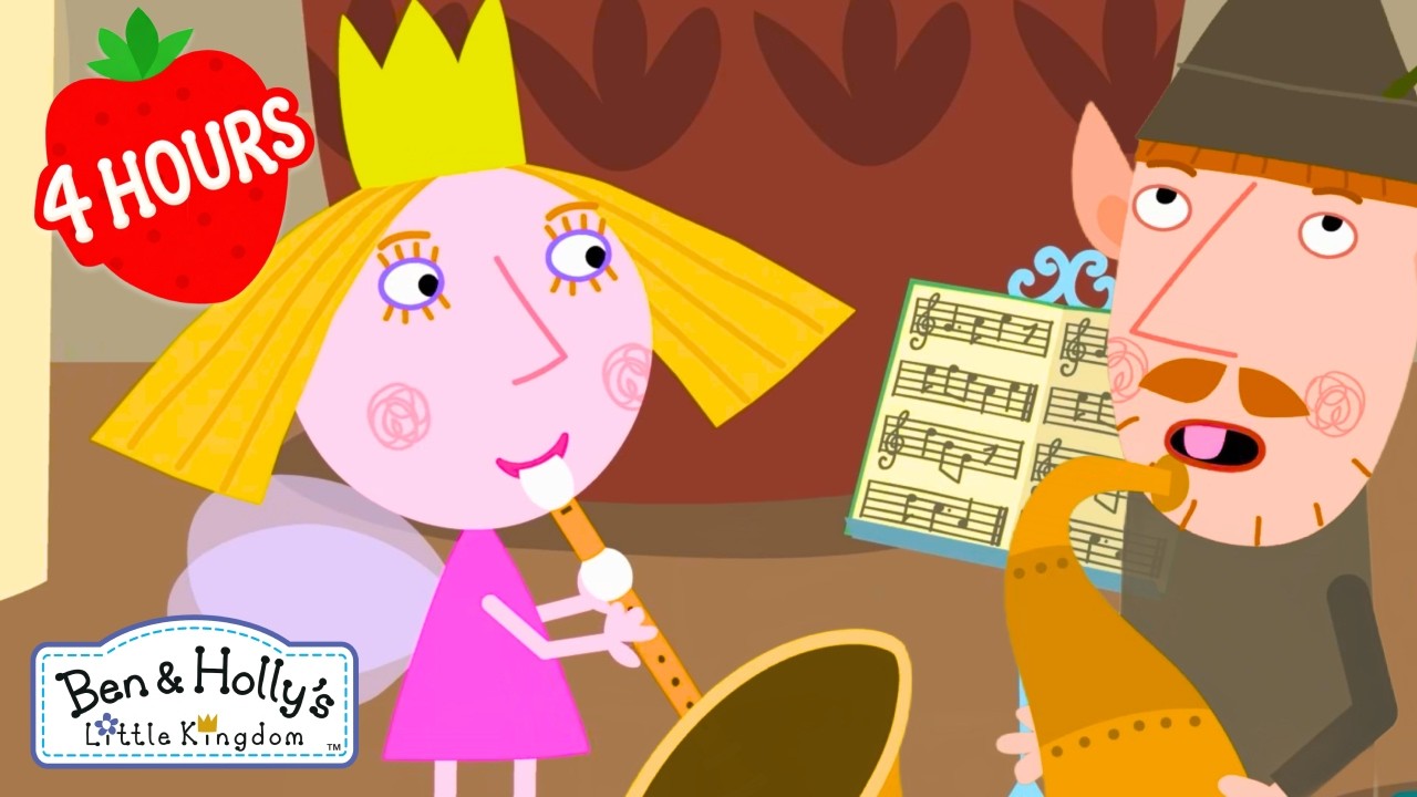 🎺 The Elf Band’s Big Concert! | Ben and Holly's Little Kingdom | Cartoons For Kids