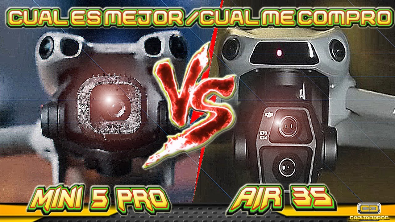 🆚 Comparativa Air 3S VS Mini 5 Pro Cuál Dron es MEJOR? Cual comprar │ @CAPITANDRON