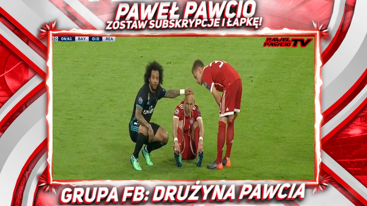 Real Madryt 4:3 Bayern (dwumecz) 1/2 Ligi Mistrzów 2018, skrót meczu, Polski komentarz HD