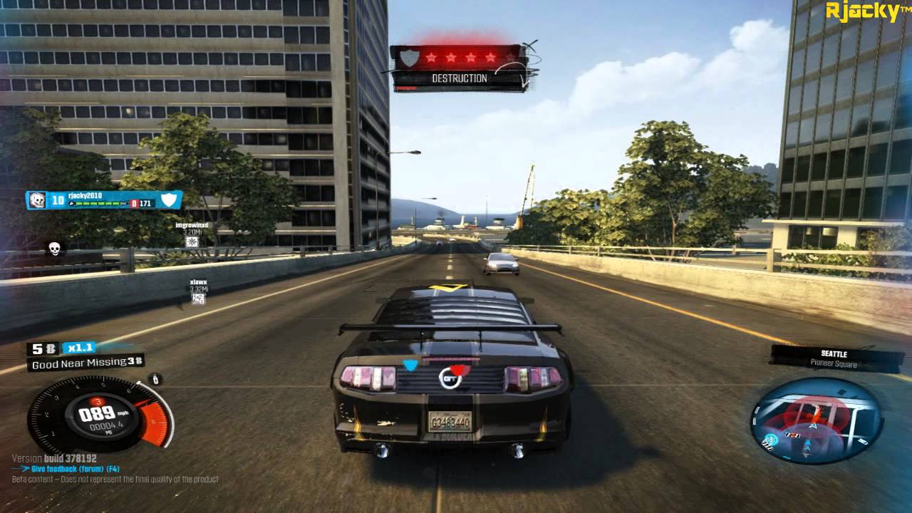 The Crew Beta Seattle 5 Stars Police Chase