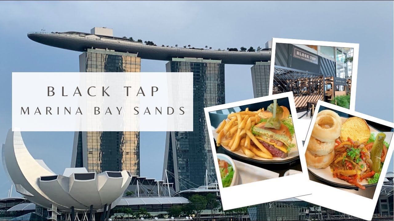 Black Tap Craft Burgers & Beer 🍔🍻 | #Singapore #MarinaBaySands #SingapoRediscovers #Shorts