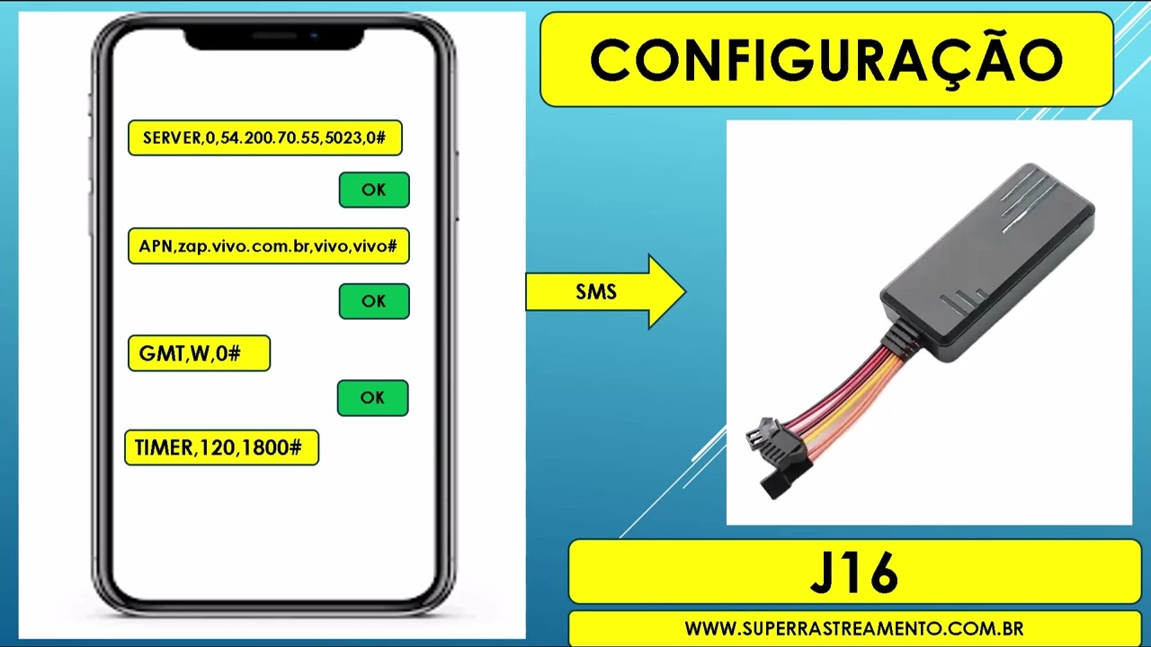 COMO CONFIGURAR RASTREADOR J16 4g PASSO-A-PASSO