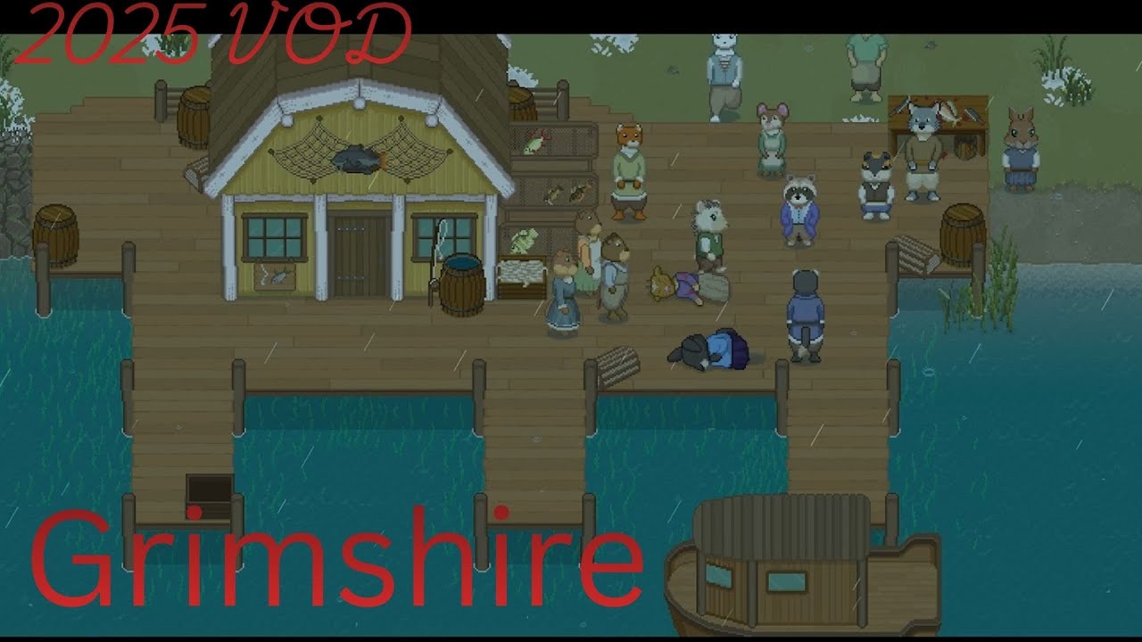 Grimshire — Cozy Farming Meets Survival In This First Time Playthrough (Raw/Unedited July 2025 VOD)
