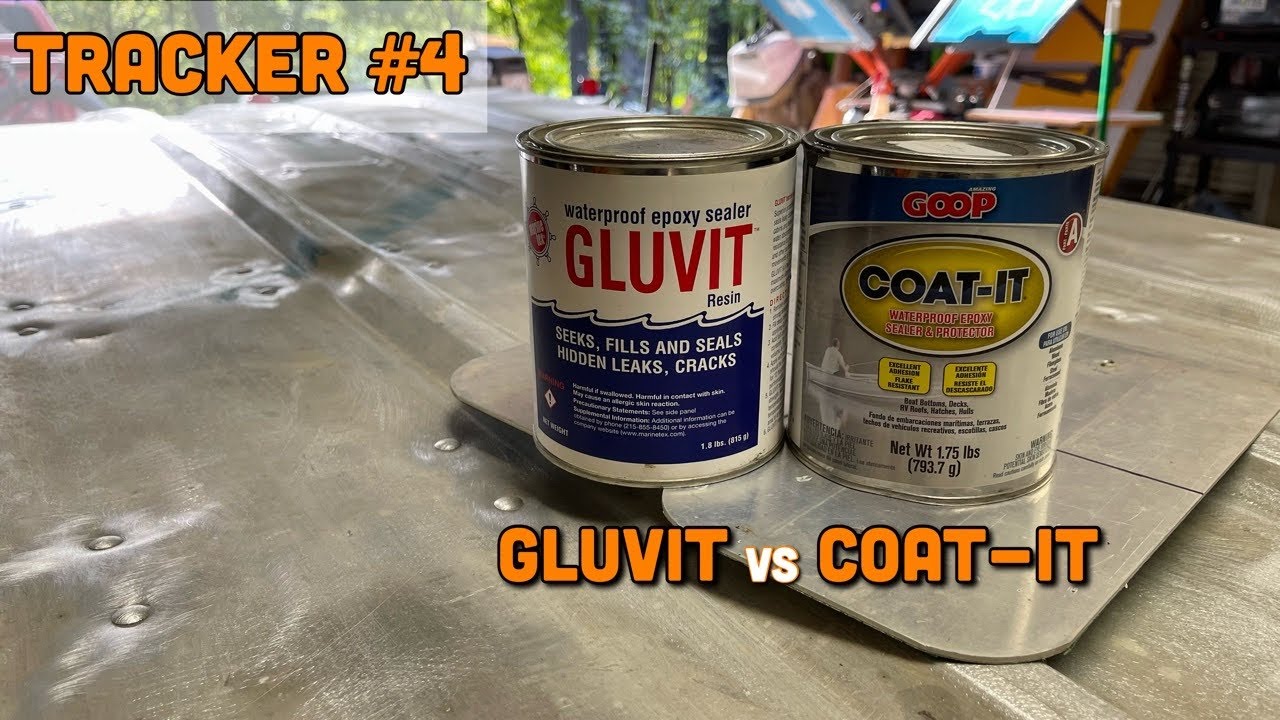 Ремонт протекающих заклёпок на лодочных моторах с помощью эпоксидной смолы | Сравнение Gluvit и G...