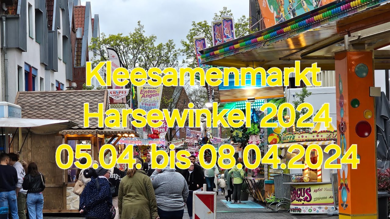 Kleesamenmarkt Harsewinkel 2024 Rundgang