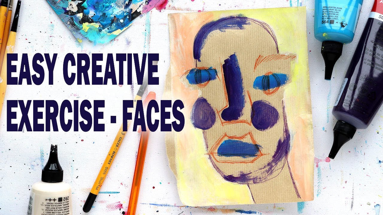 Easy Creative Exercise - Abstract Faces