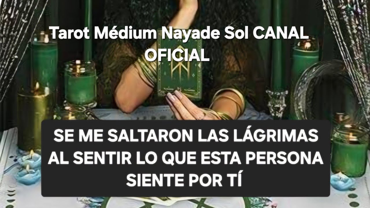 Se me saltaron las lágrimas porque sentí lo que siente él/a por tí @NAYADESOLMEDIUM 