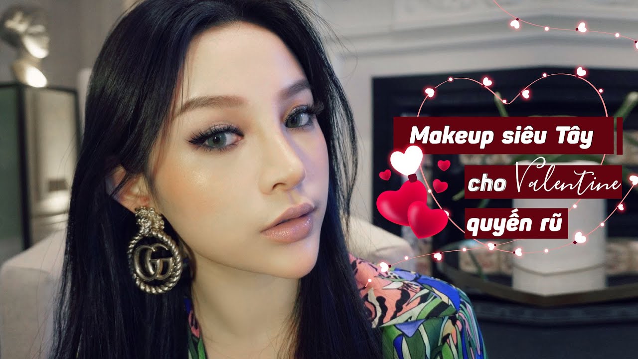 Hướng dẫn makeup siêu tây cho Valentine quyến rũ
