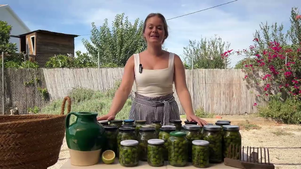 Cómo hacer olivas partías caseras | Receta tradicional de mi abuela paso a paso