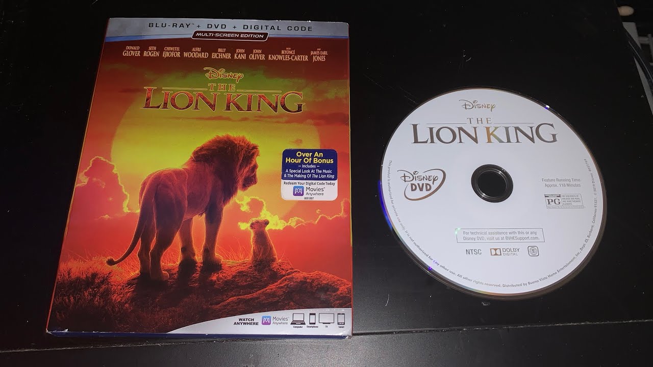 Opening to The Lion King (Live-Action) 2019 DVD