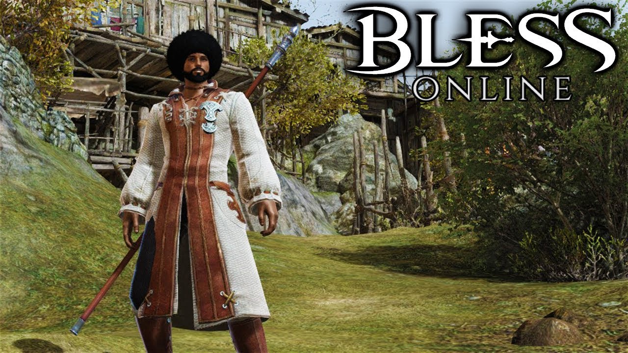 BLESS ONLINE - Mage Zerbob Ross - Let's Play Bless Online Steam US Gameplay Part 1 (Story Questing)
