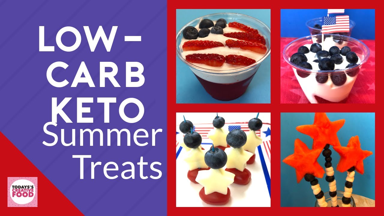 Easy to Make Low-Carb Keto Summer Treats