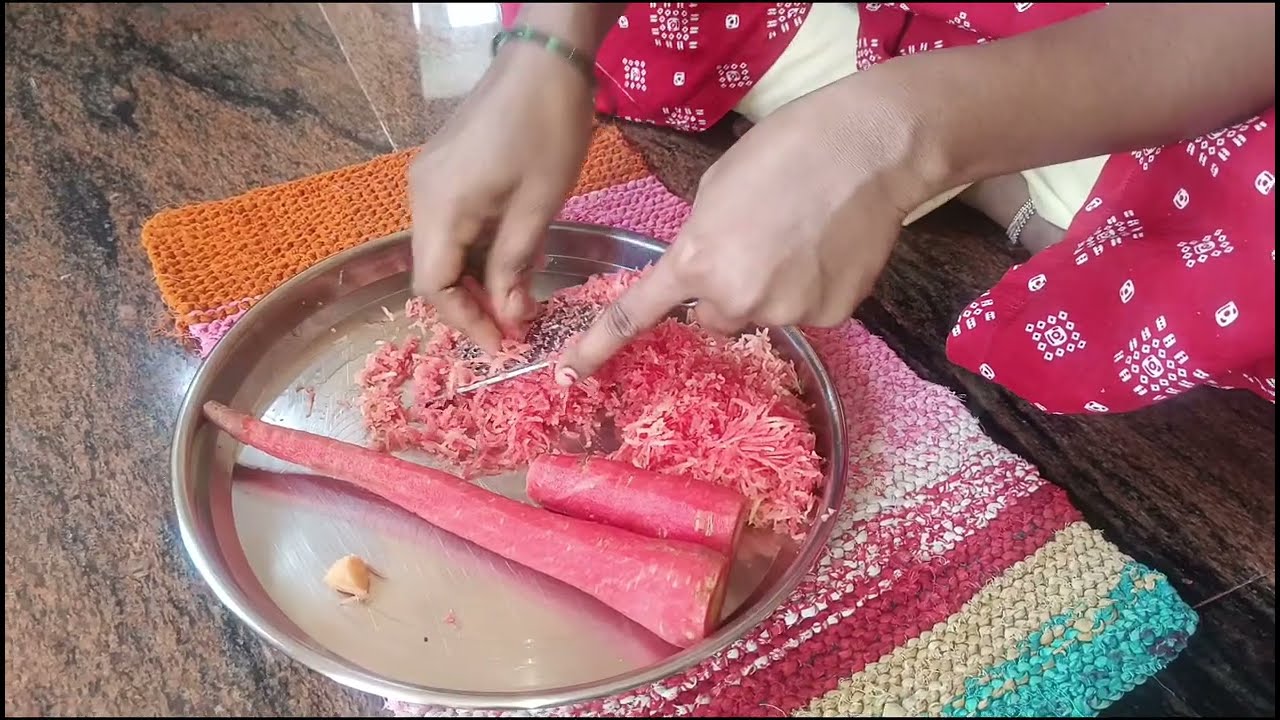 Gajar halwa simple recipe 