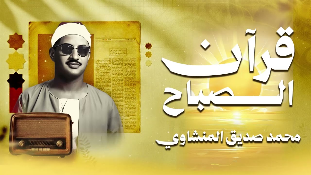 قرآن الصباح | الشيخ المنشاوي يصدح مترنما بتلاوة تحبيرية خاشعة لا مثيل لها