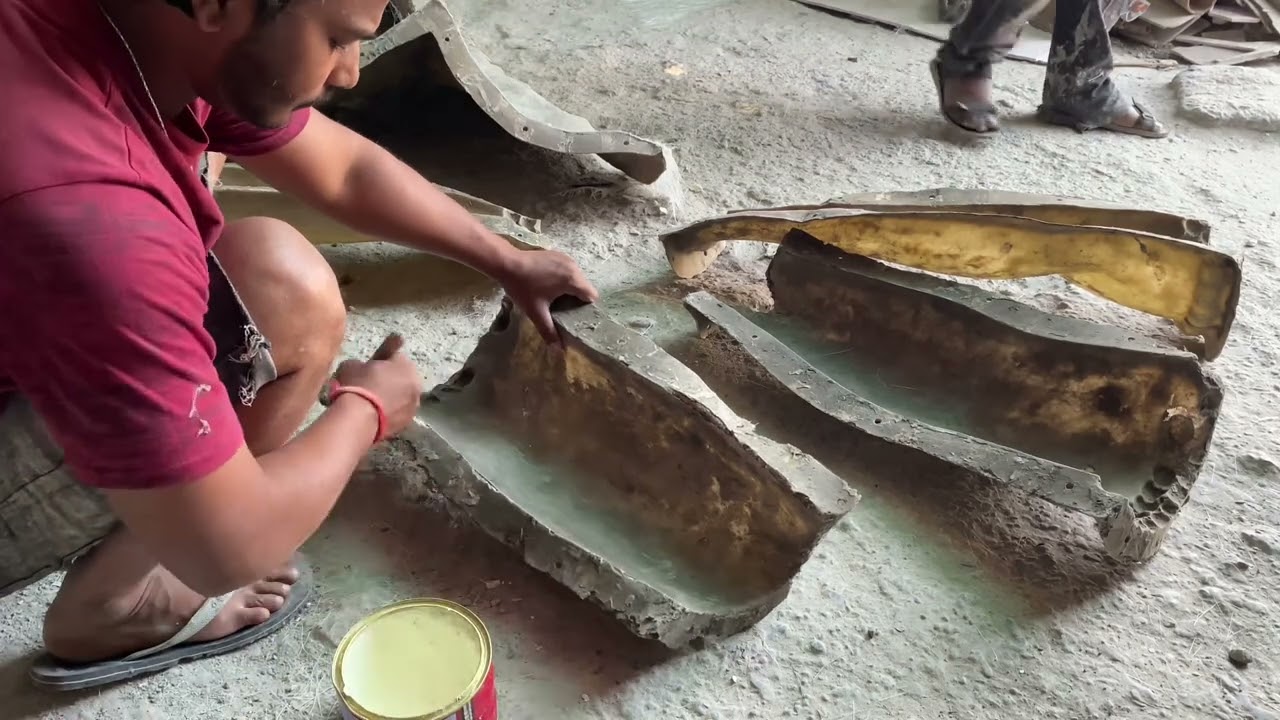 Fiberglass mold full day video #fiberglassmold #artwork #vlogs #art #claywork #clay