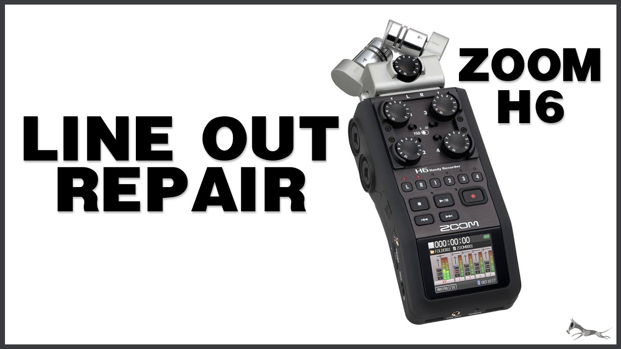 Zoom H6 Line Out Repair