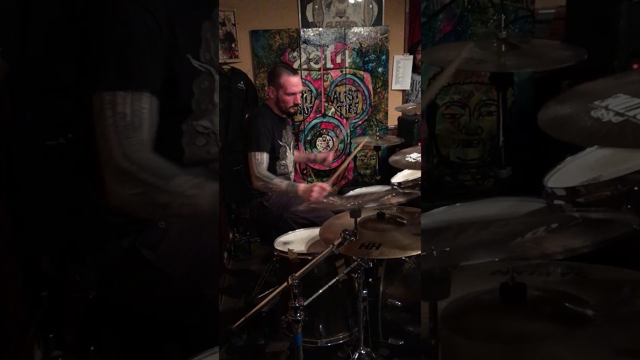 Rotten Sound - Drum Cam - Sami Latva March 22th 2018