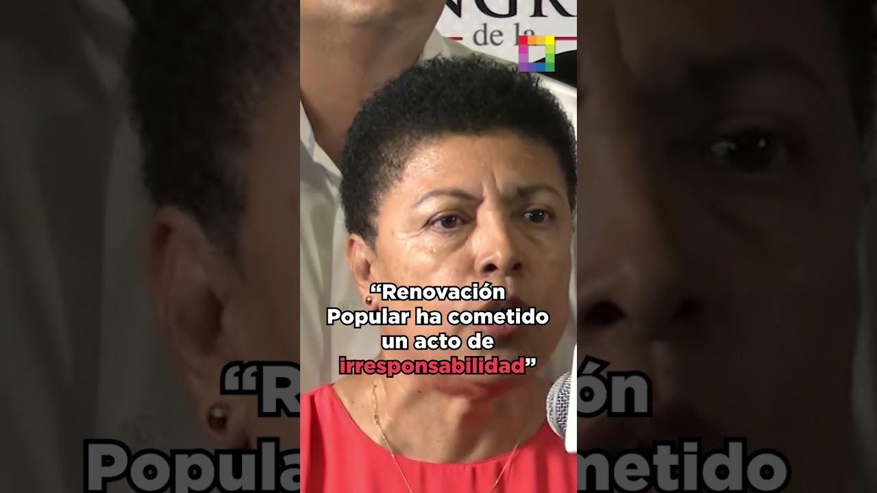 Martha Moyano: &ldquo;Renovaci&oacute;n Popular ha cometido un acto de irresponsabilidad&rdquo; #AhoraYEnLaHora