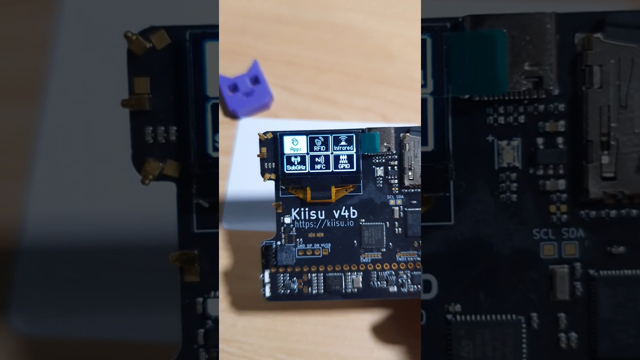 Kiisu v4b Flipper Zero Alternative hacking RFID - #rfid #ethicalhacking #hacker #Kiisu